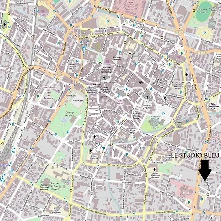 Le Bleu*10' Centre*parking*balcon